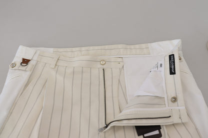 Elegantes pantalones de rayas blancas de MainLine