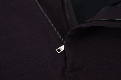 Pantalones elegantes de mezcla de algodón marrón