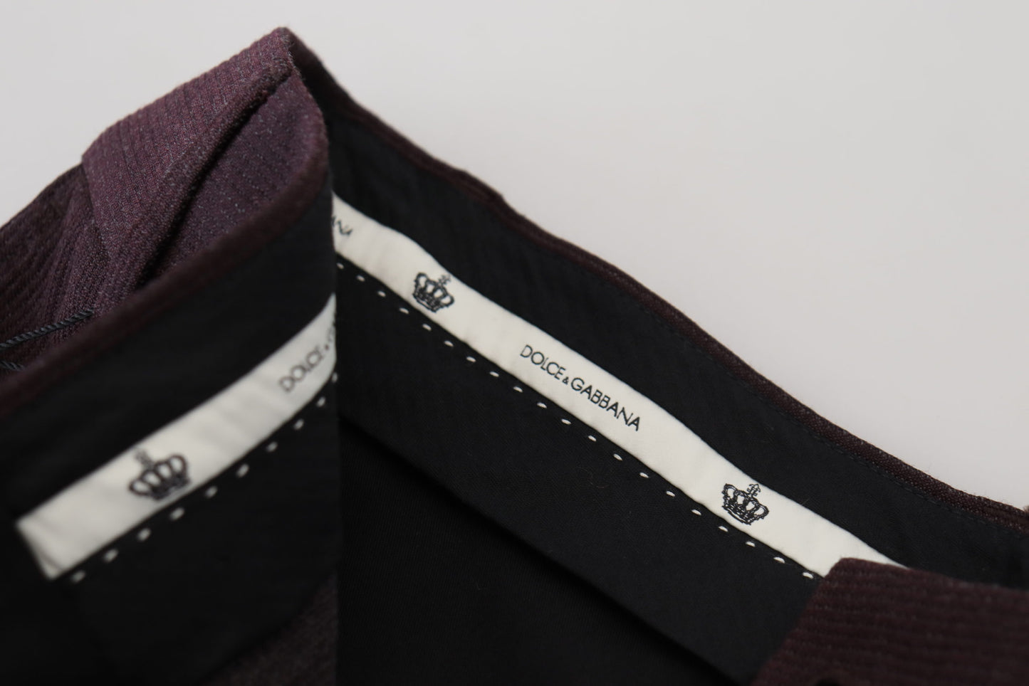 Pantalones elegantes de mezcla de algodón marrón