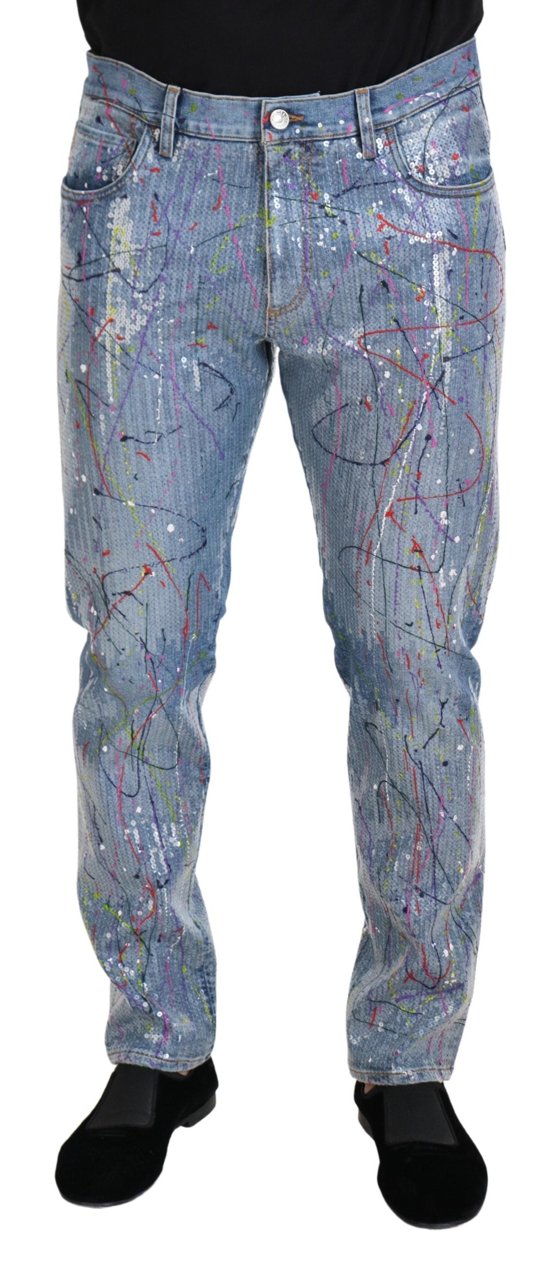 Pantalones vaqueros con un toque de color exquisito