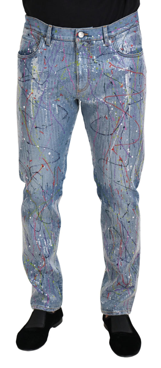 Pantalones vaqueros con un toque de color exquisito
