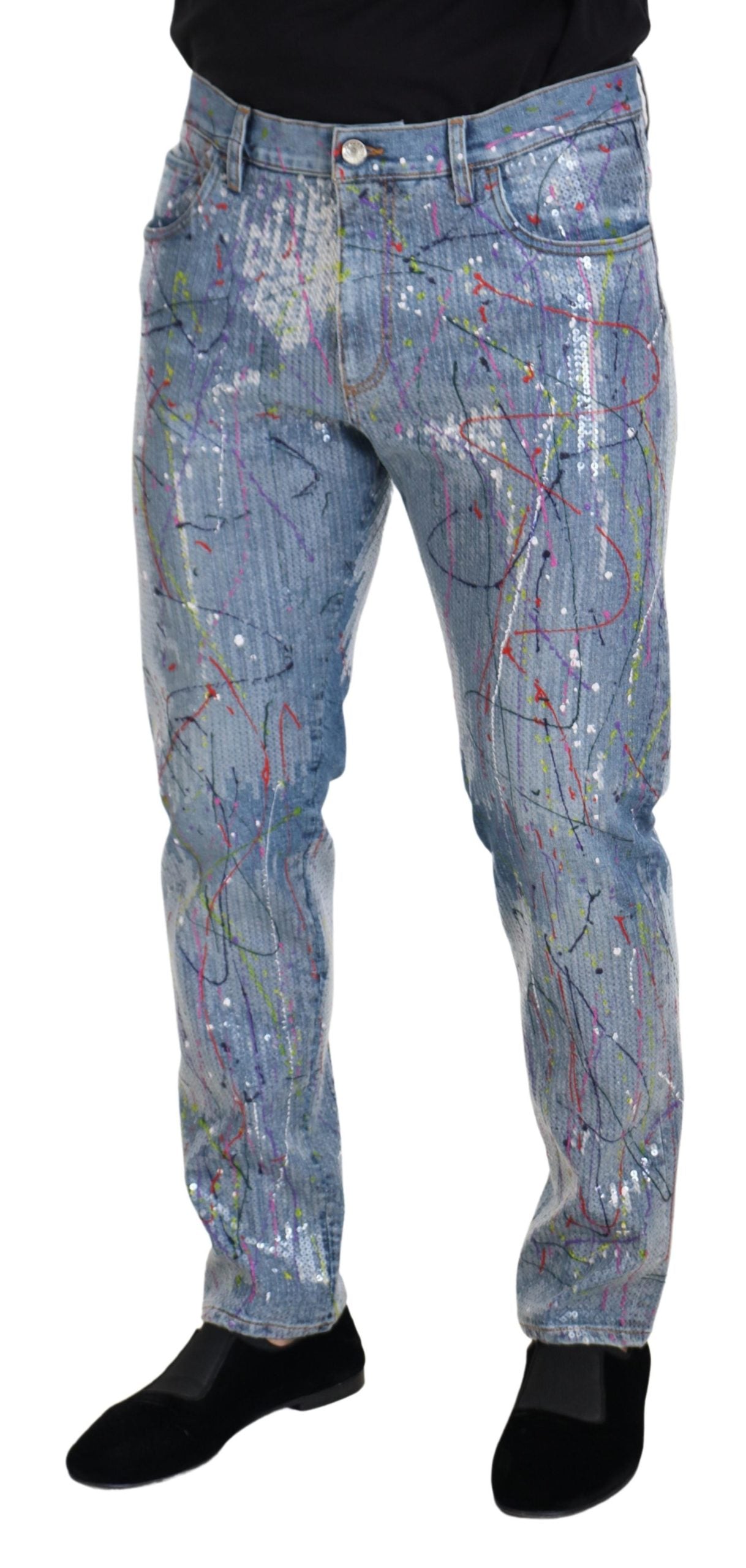 Pantalones vaqueros con un toque de color exquisito