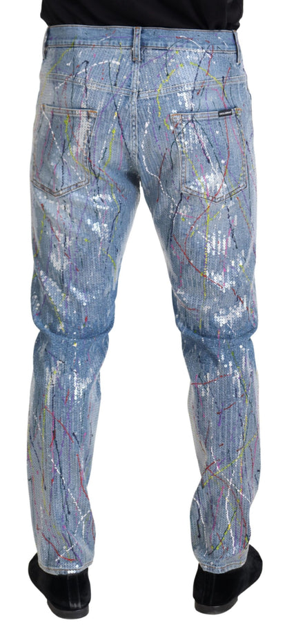 Pantalones vaqueros con un toque de color exquisito