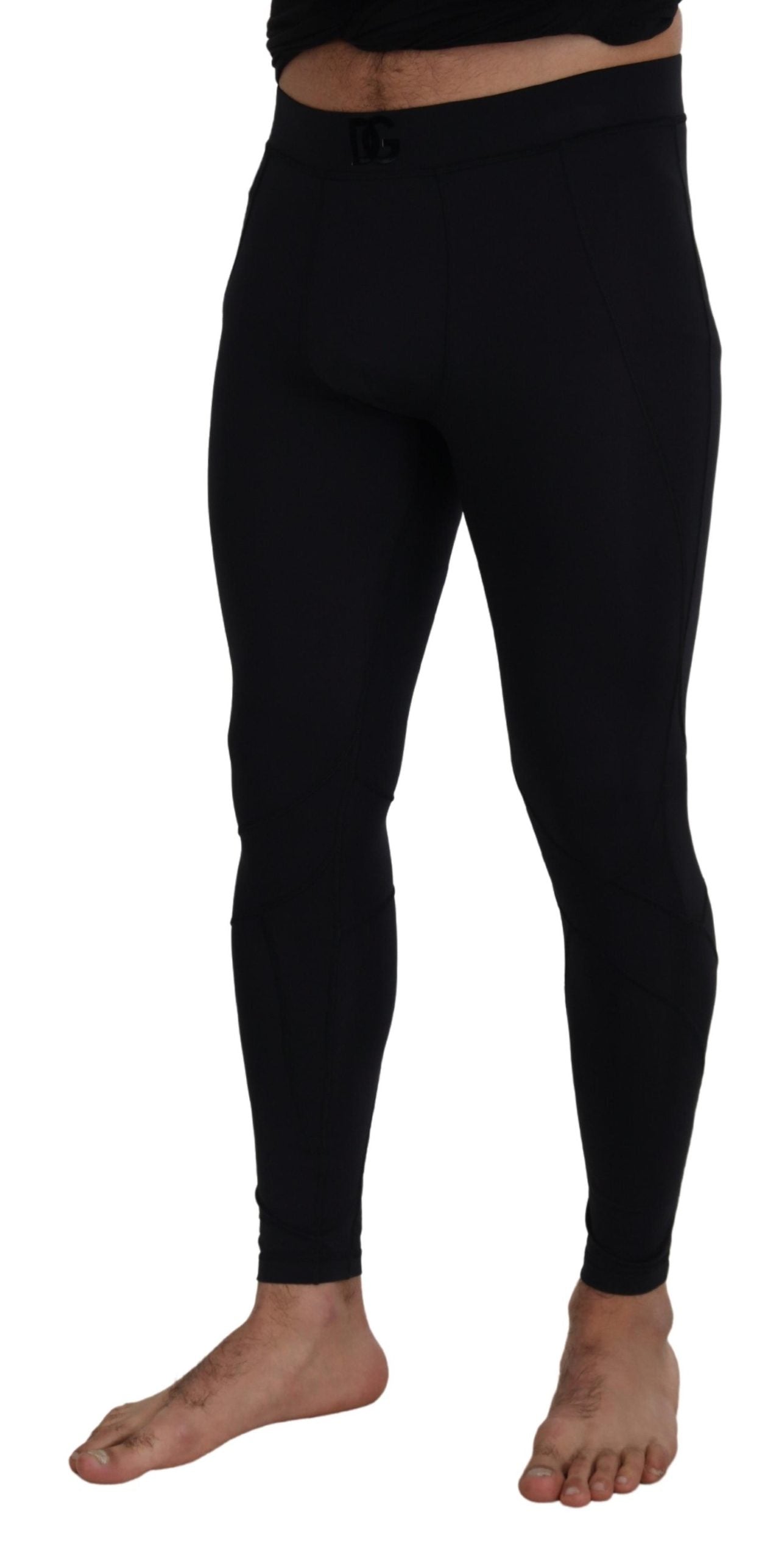 Pantalones de diseño negros elegantes