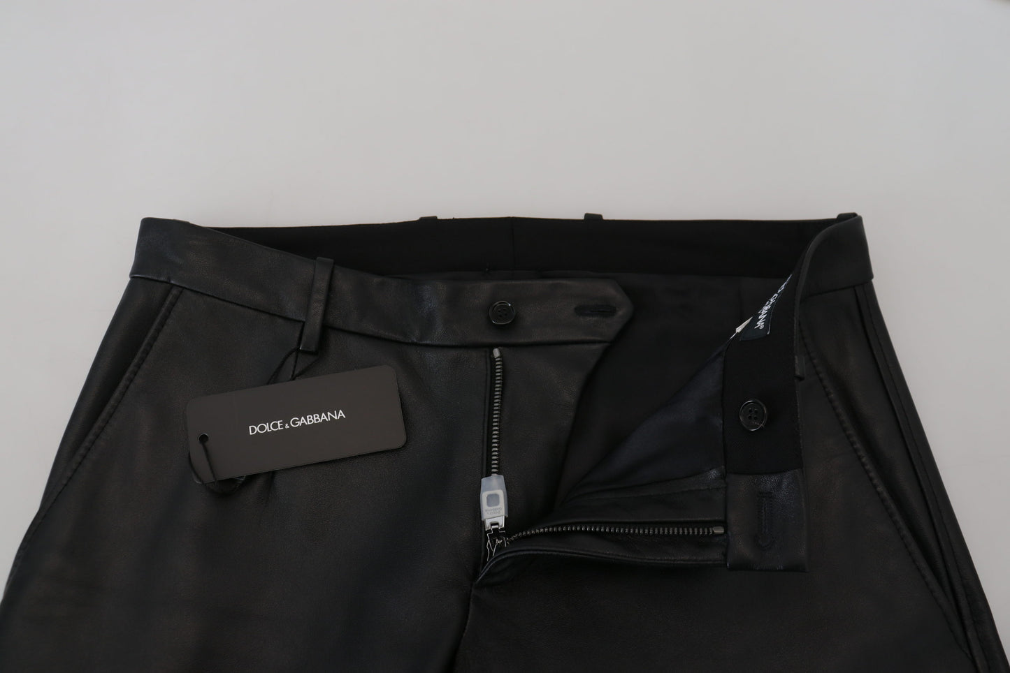 Elegante pantalón negro Agnello para hombre