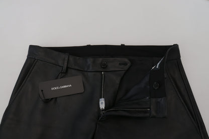 Elegante pantalón negro Agnello para hombre
