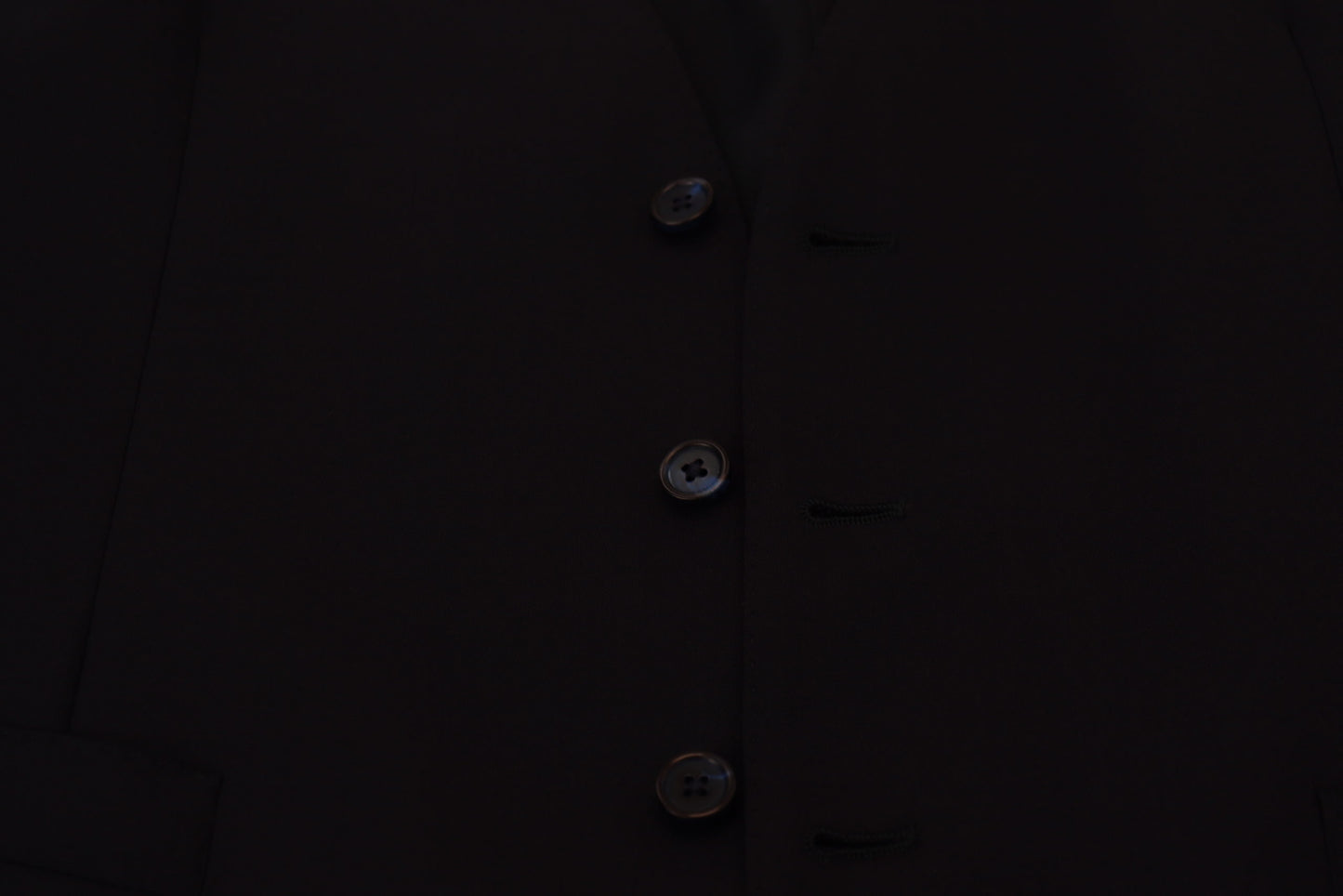 Elegante chaleco de vestir formal azul oscuro