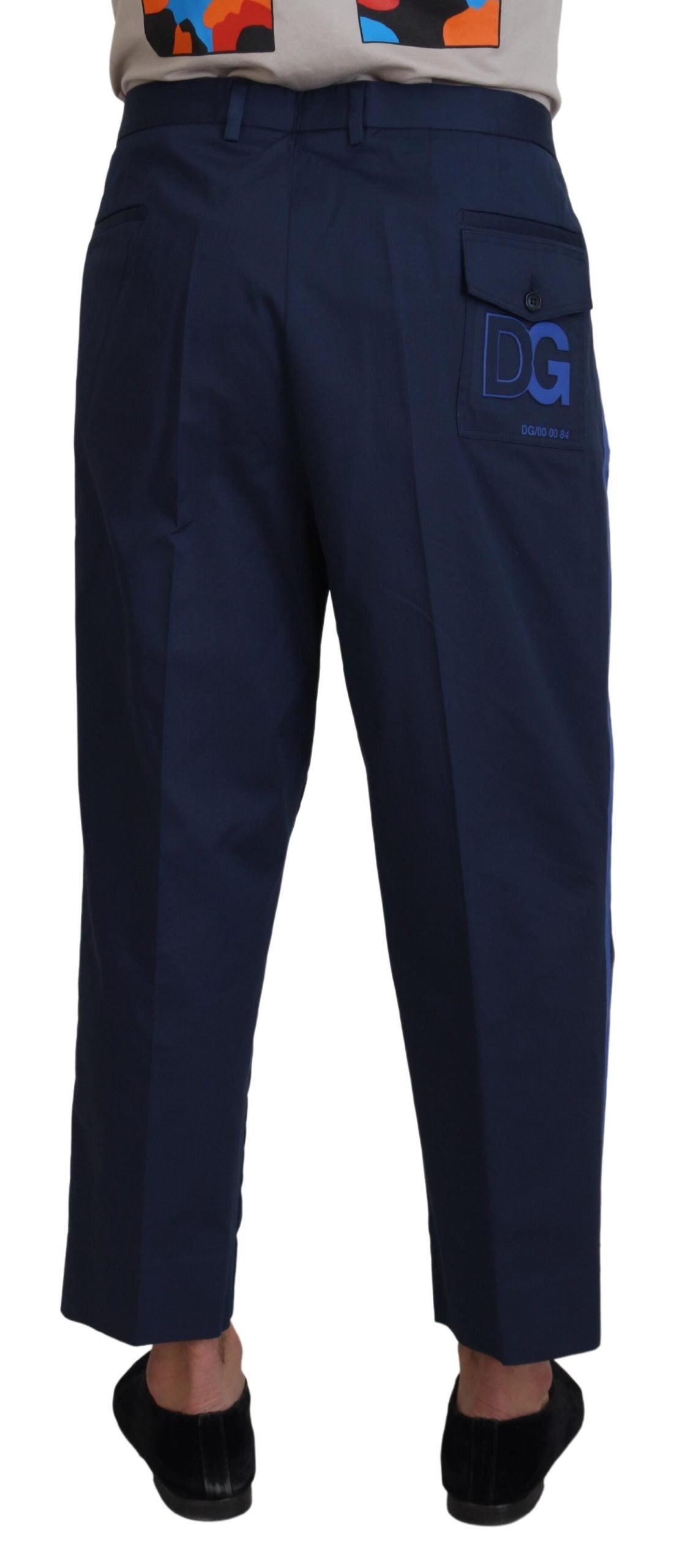 Pantalones elegantes de mezcla de lana recortados