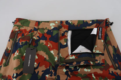 Shorts cargo multicolor de diseñador italiano