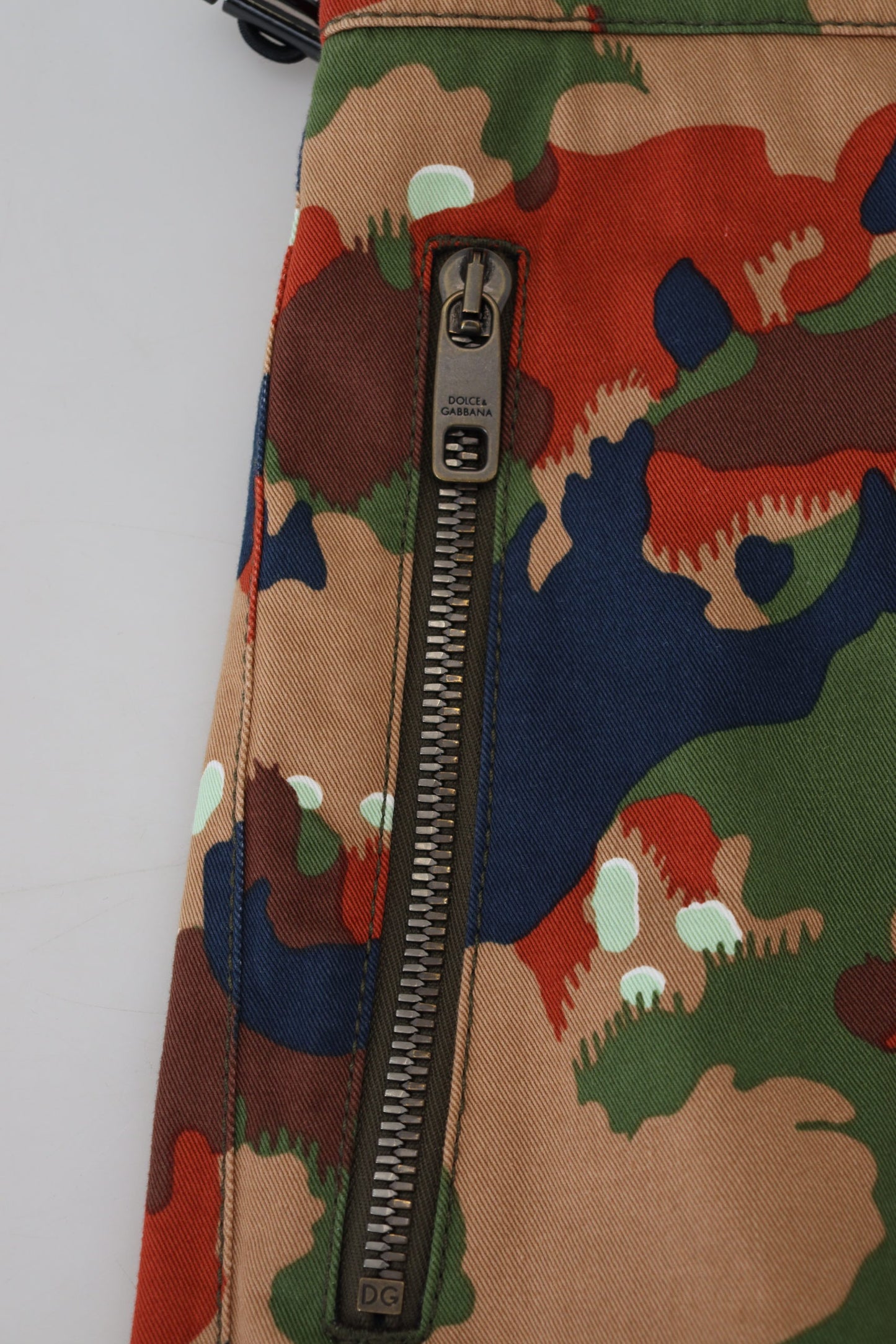 Shorts cargo multicolor de diseñador italiano