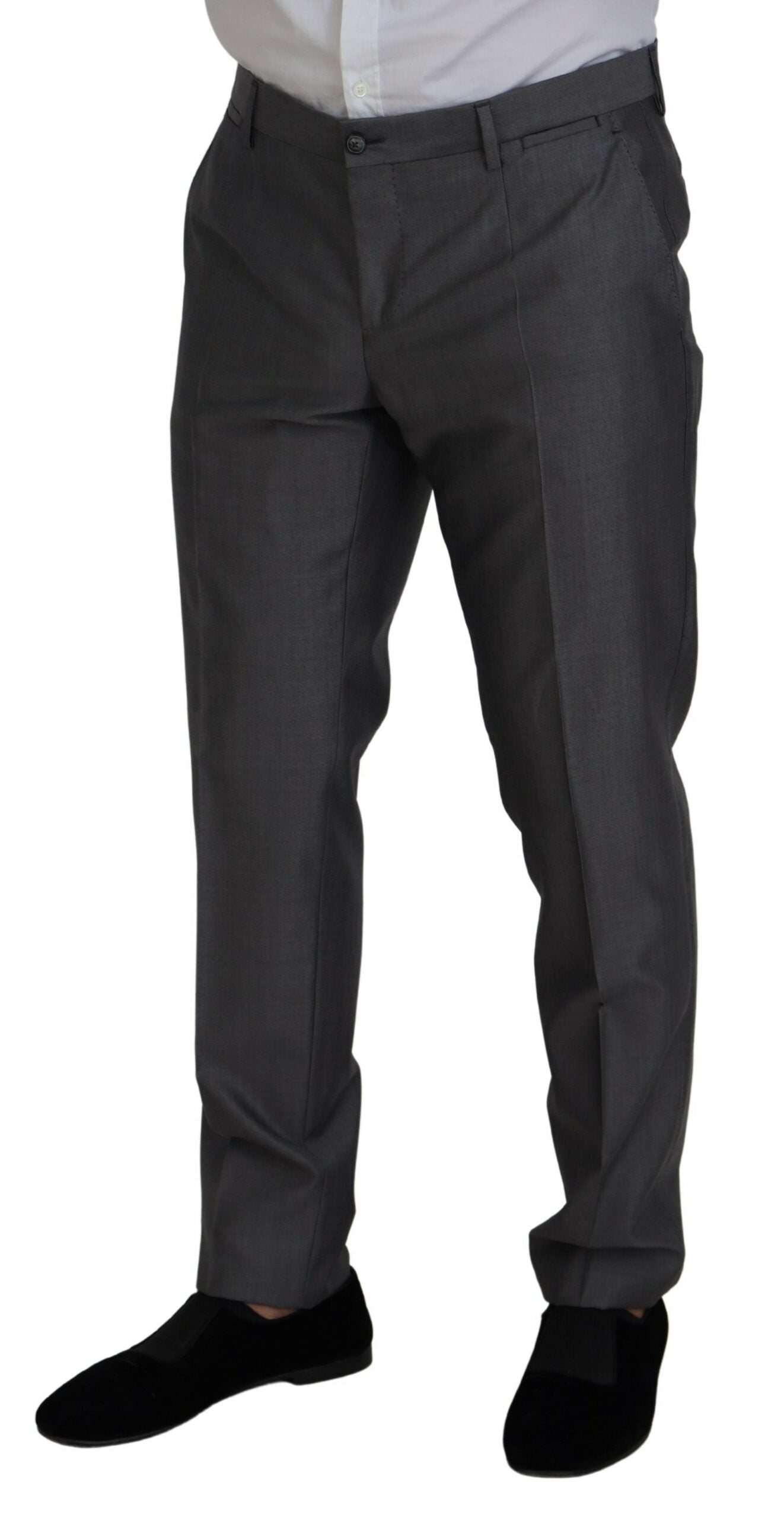 Elegante conjunto de traje Sicilia gris plata