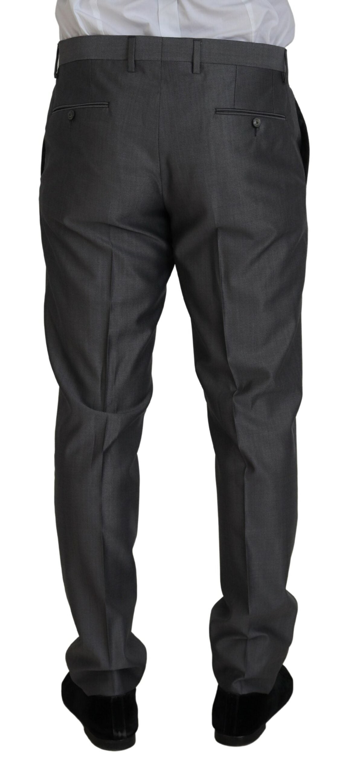 Elegante conjunto de traje Sicilia gris plata