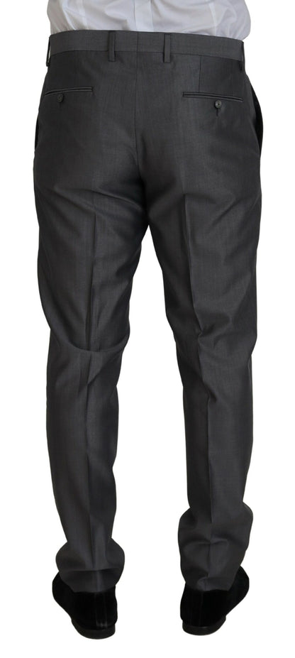 Elegante conjunto de traje Sicilia gris plata