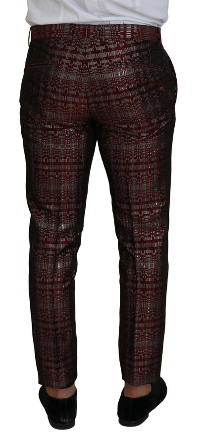 Traje de dos piezas Burdeos Fantasy Slim Fit