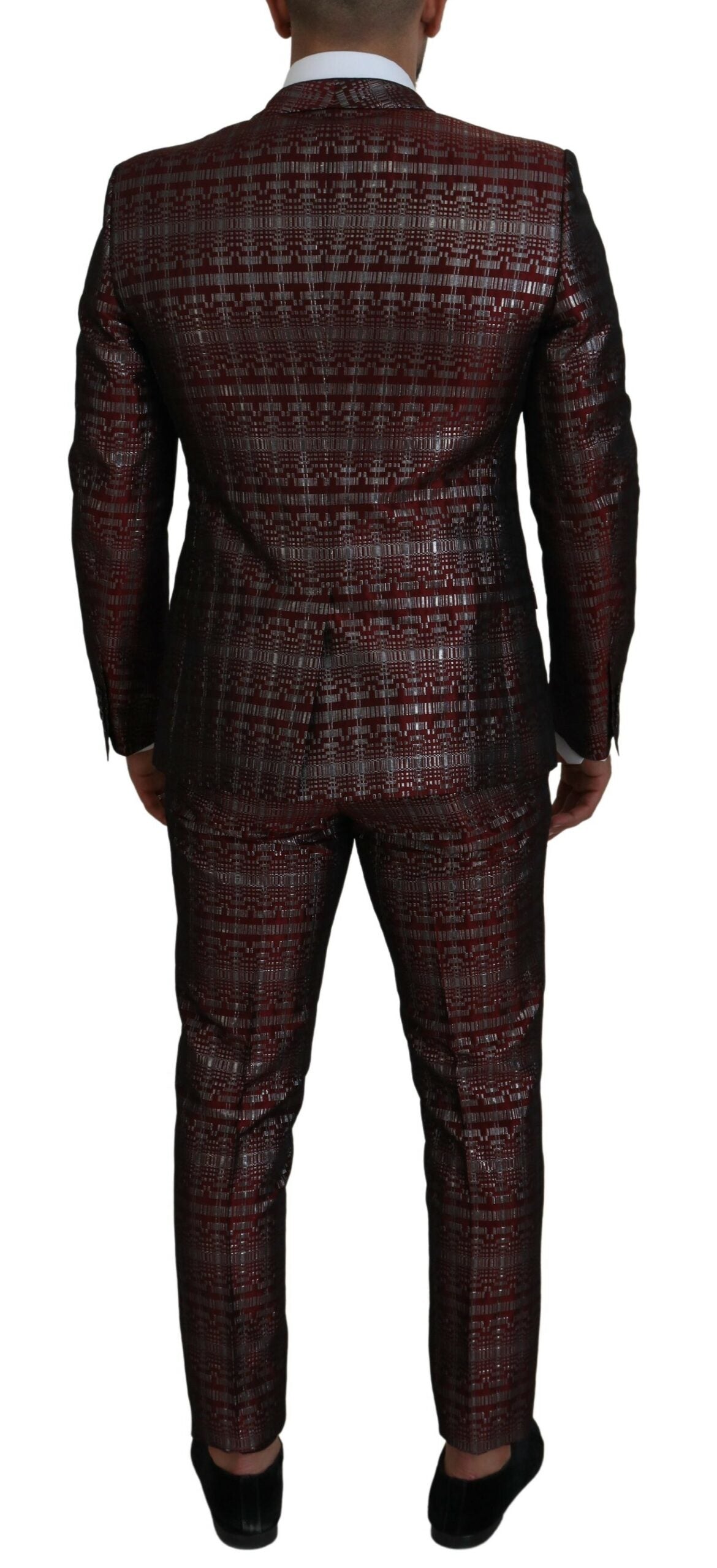 Traje de dos piezas Burdeos Fantasy Slim Fit