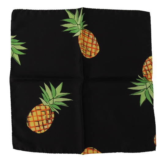 Elegante bufanda cuadrada de seda para hombre