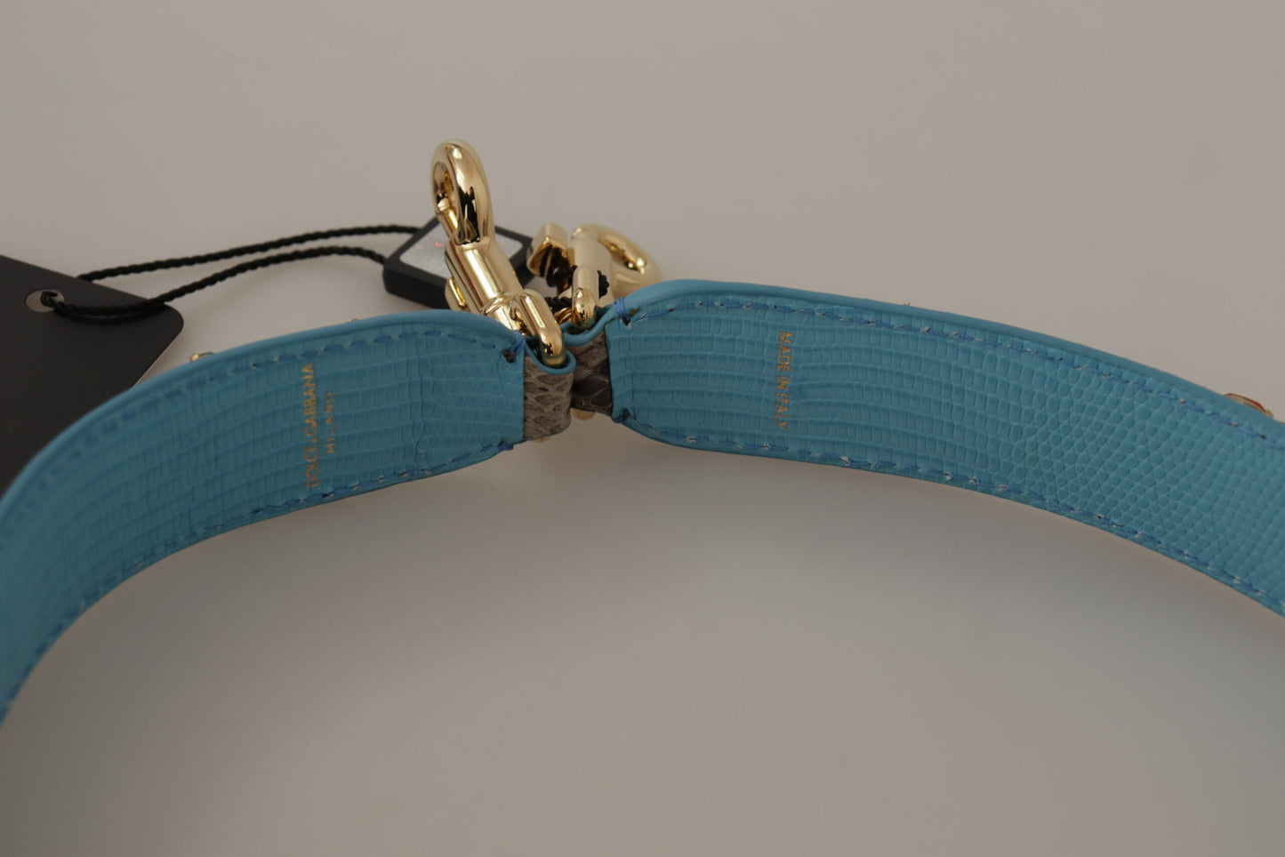 Elegante accesorio de correa de hombro de piel de pitón