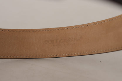 Cinturón de cuero elegante con hebilla de logotipo