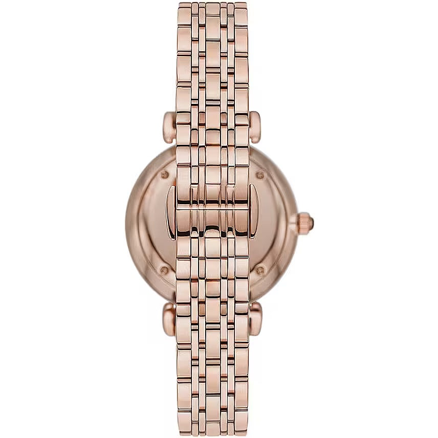 Elegante reloj para mujer en tono oro rosa