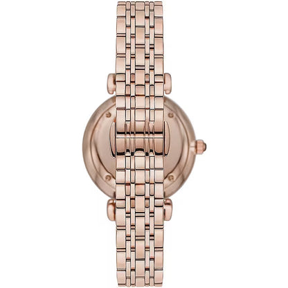 Elegante reloj para mujer en tono oro rosa