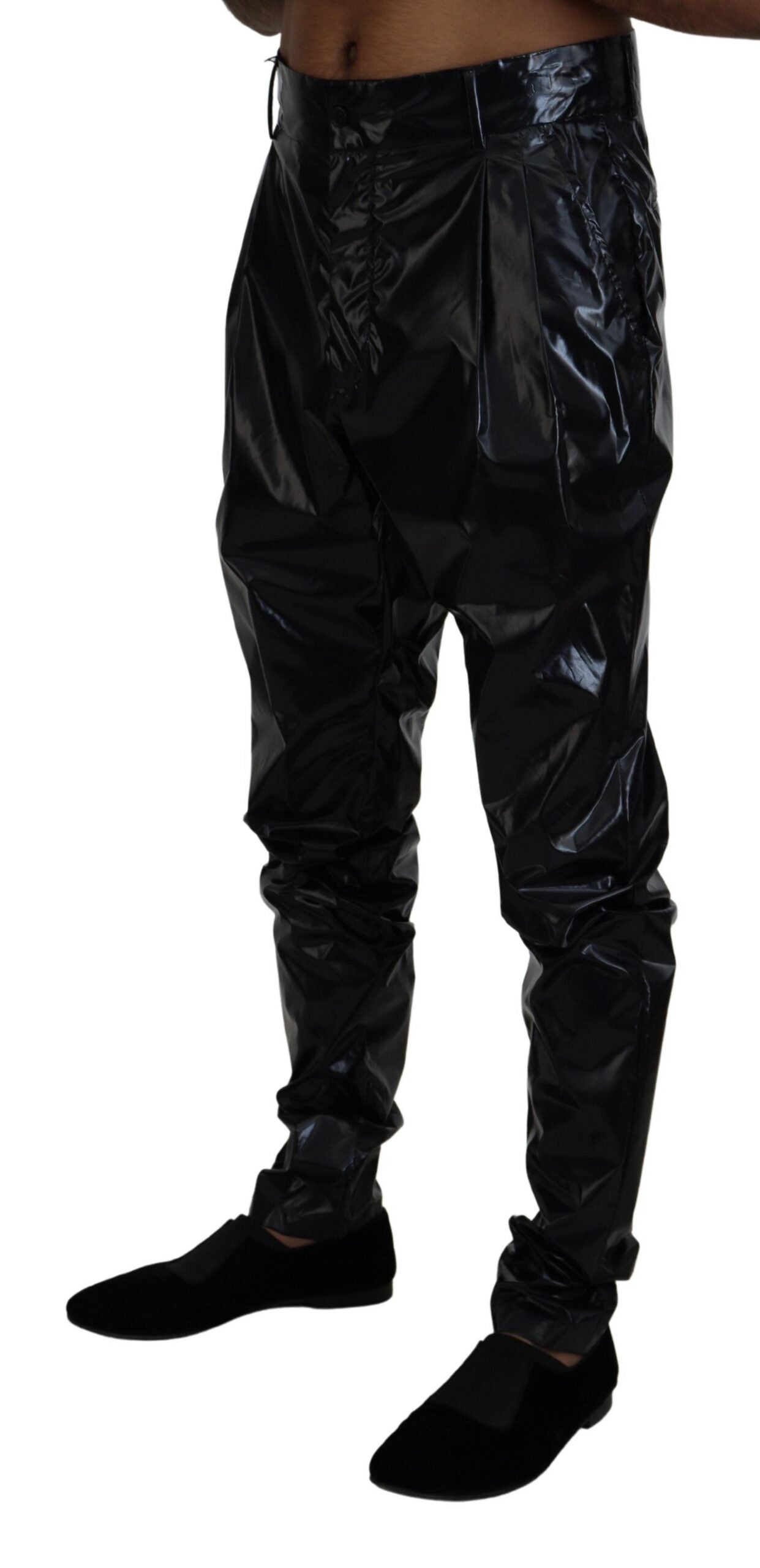 Pantalones elegantes negros italianos MainLine