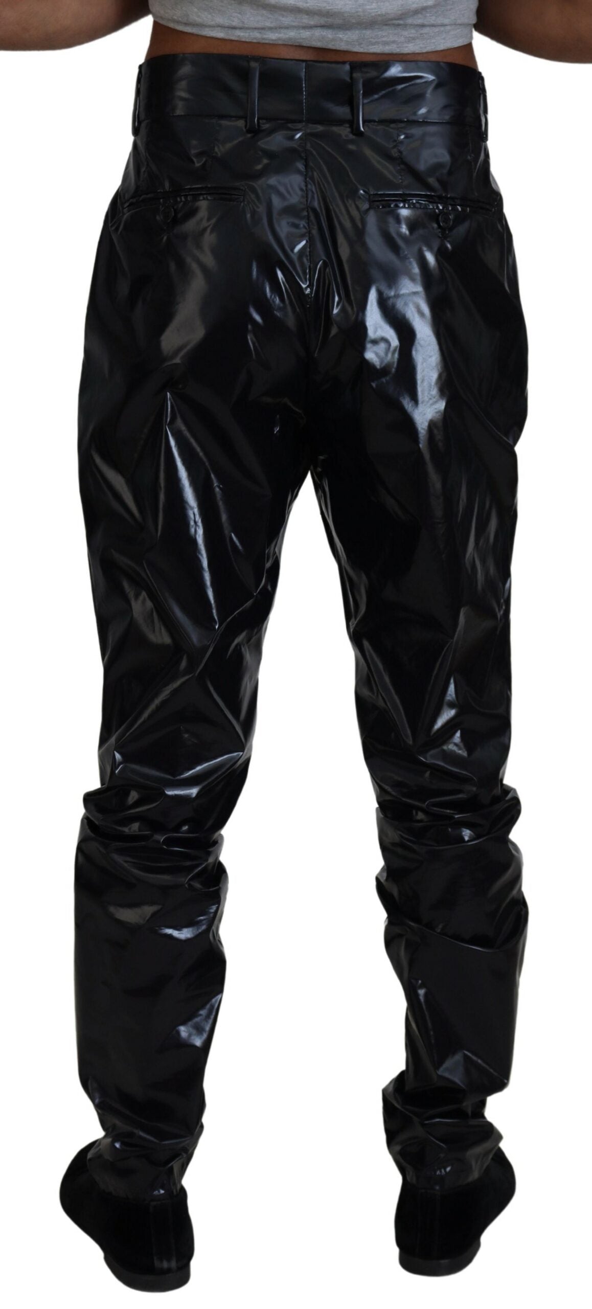 Pantalones elegantes negros italianos MainLine