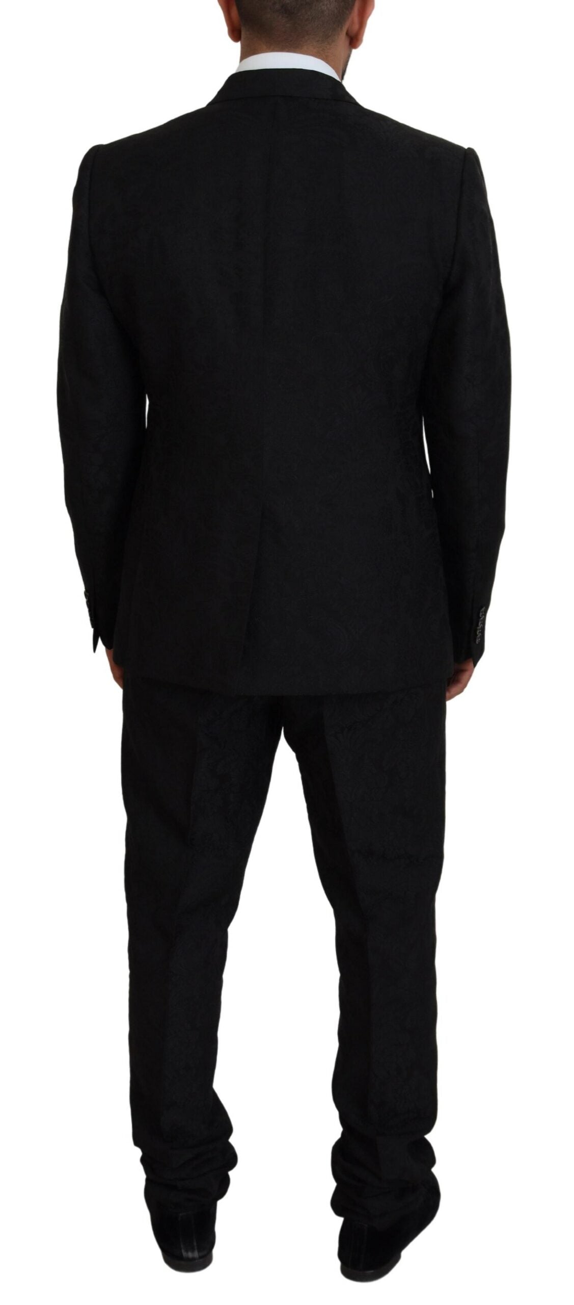 Traje de diseñador de corte entallado Black Martini