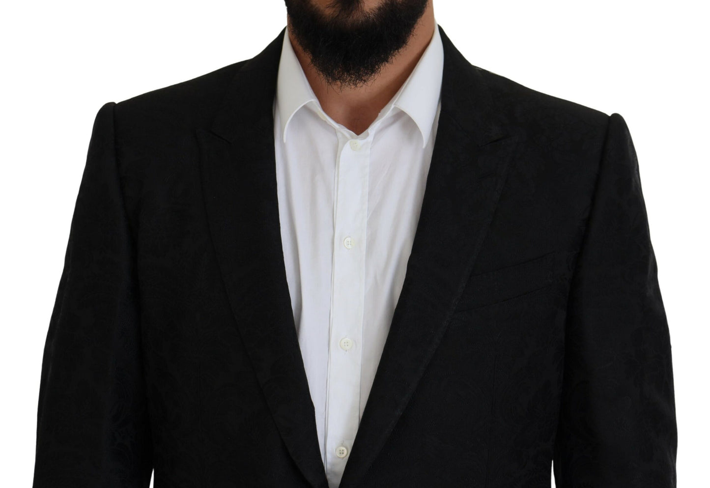 Traje de diseñador de corte entallado Black Martini