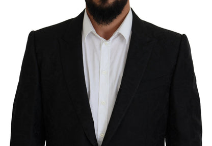 Traje de diseñador de corte entallado Black Martini