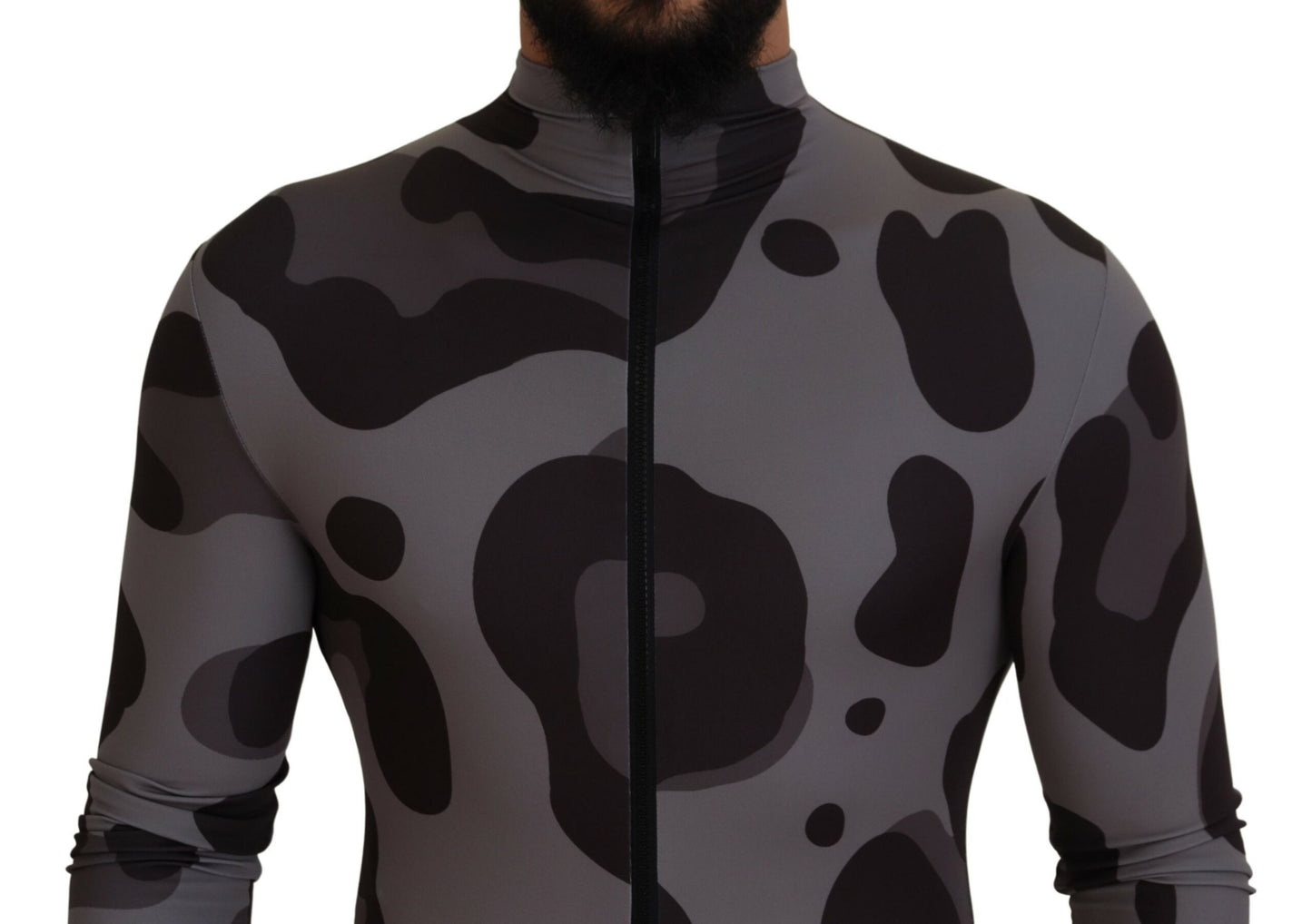 Traje de baño de neopreno Elite gris estampado para hombre
