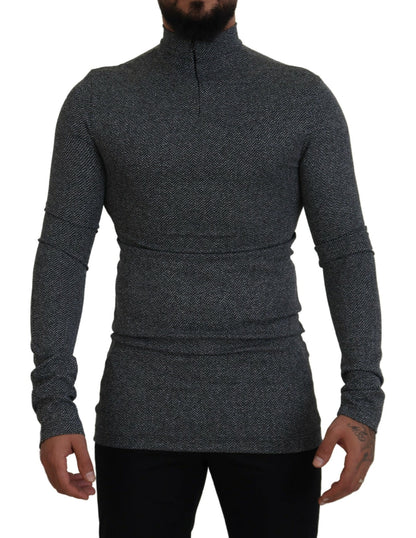Suéter elegante gris oscuro