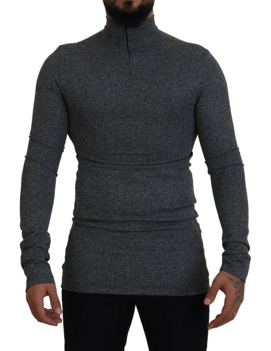 Suéter elegante gris oscuro
