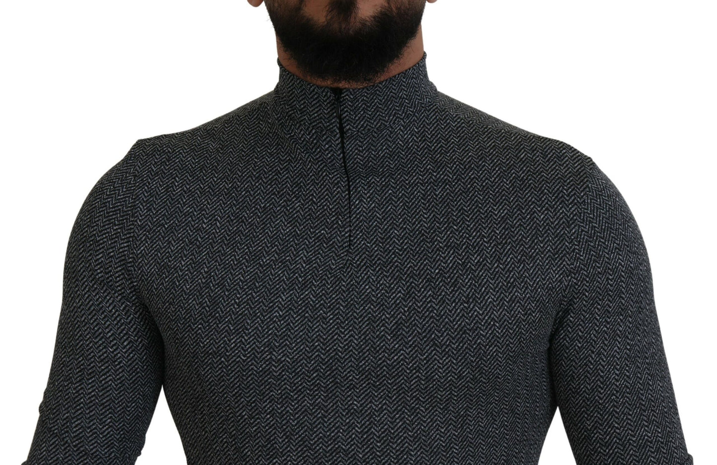 Suéter elegante gris oscuro