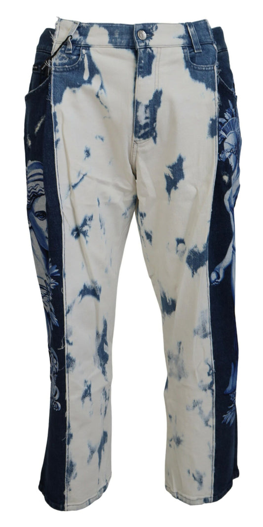 Pantalones vaqueros holgados y elegantes con estampado único