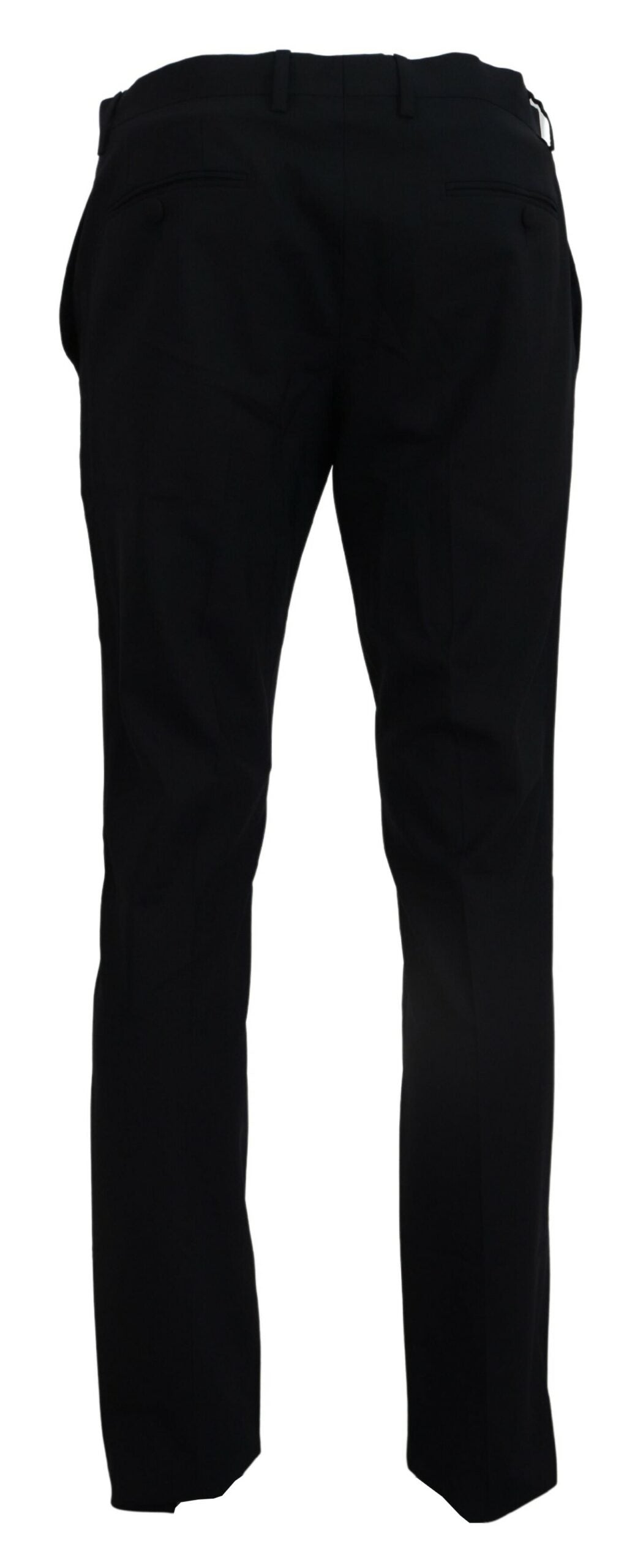 Pantalones de vestir elegantes de corte entallado en azul