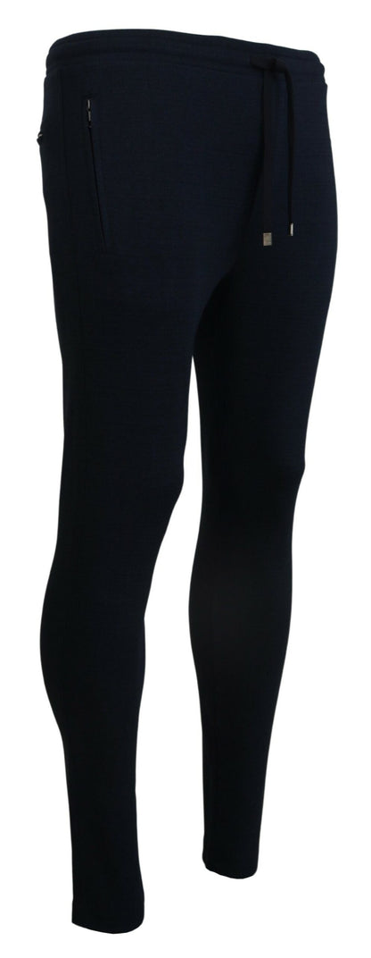 Pantalones deportivos casuales azules elegantes