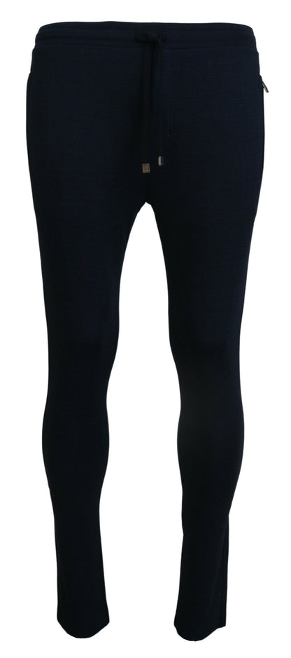 Pantalones deportivos casuales azules elegantes