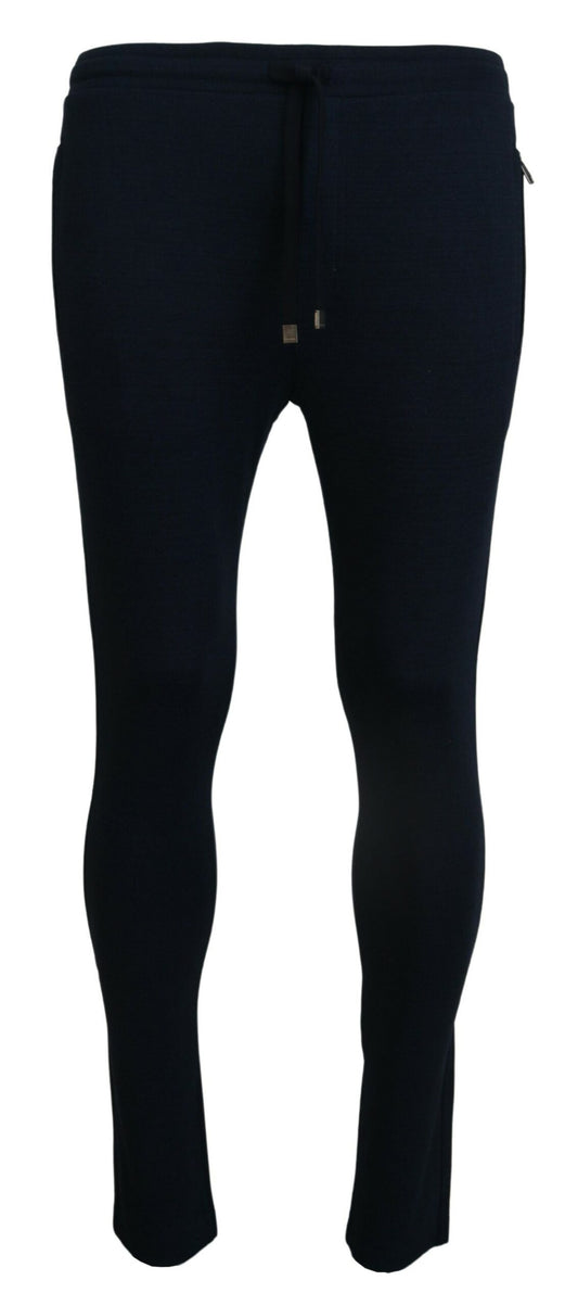 Pantalones deportivos casuales azules elegantes