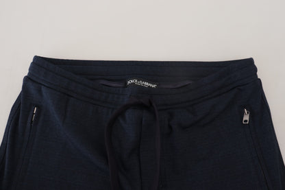 Pantalones deportivos casuales azules elegantes