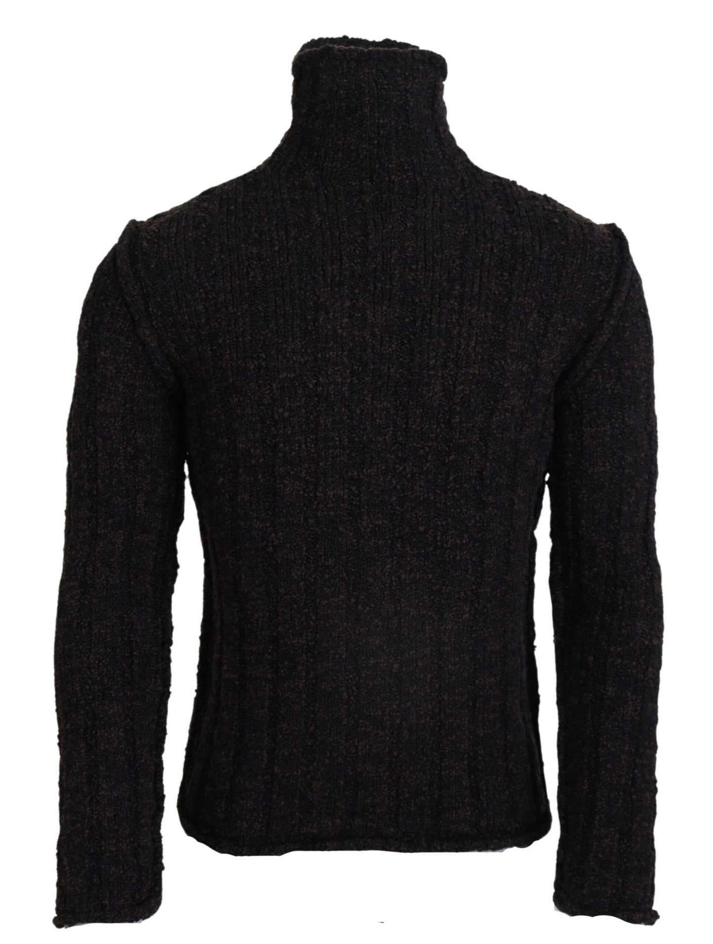 Suéter elegante de cuello alto en mezcla de lana
