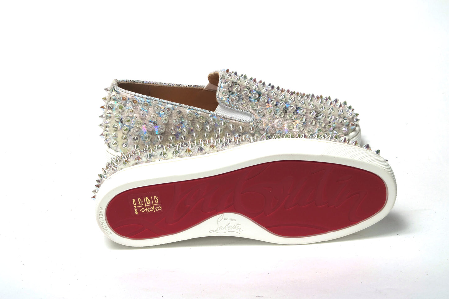 Zapatillas planas blancas con ruedas para abdominales y diseño náutico para mujer
