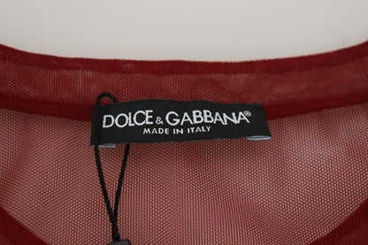 Vestido recto mini granate - Elegancia italiana