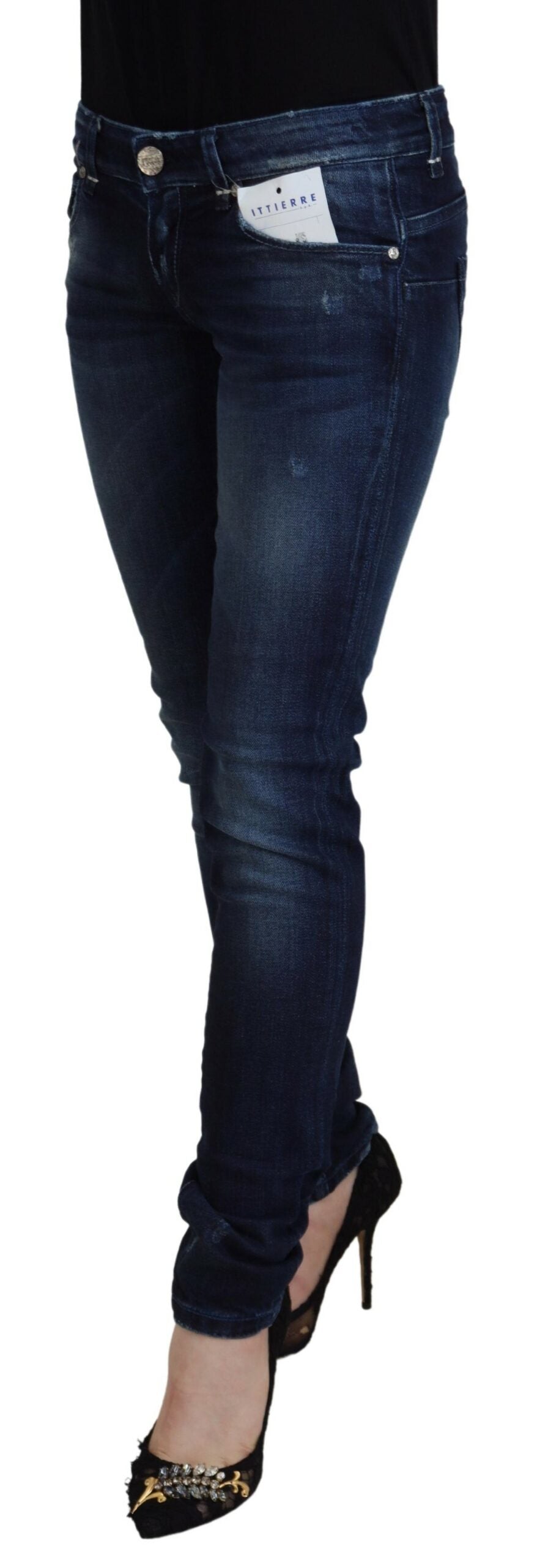 Pantalones vaqueros ajustados y elegantes de cintura baja