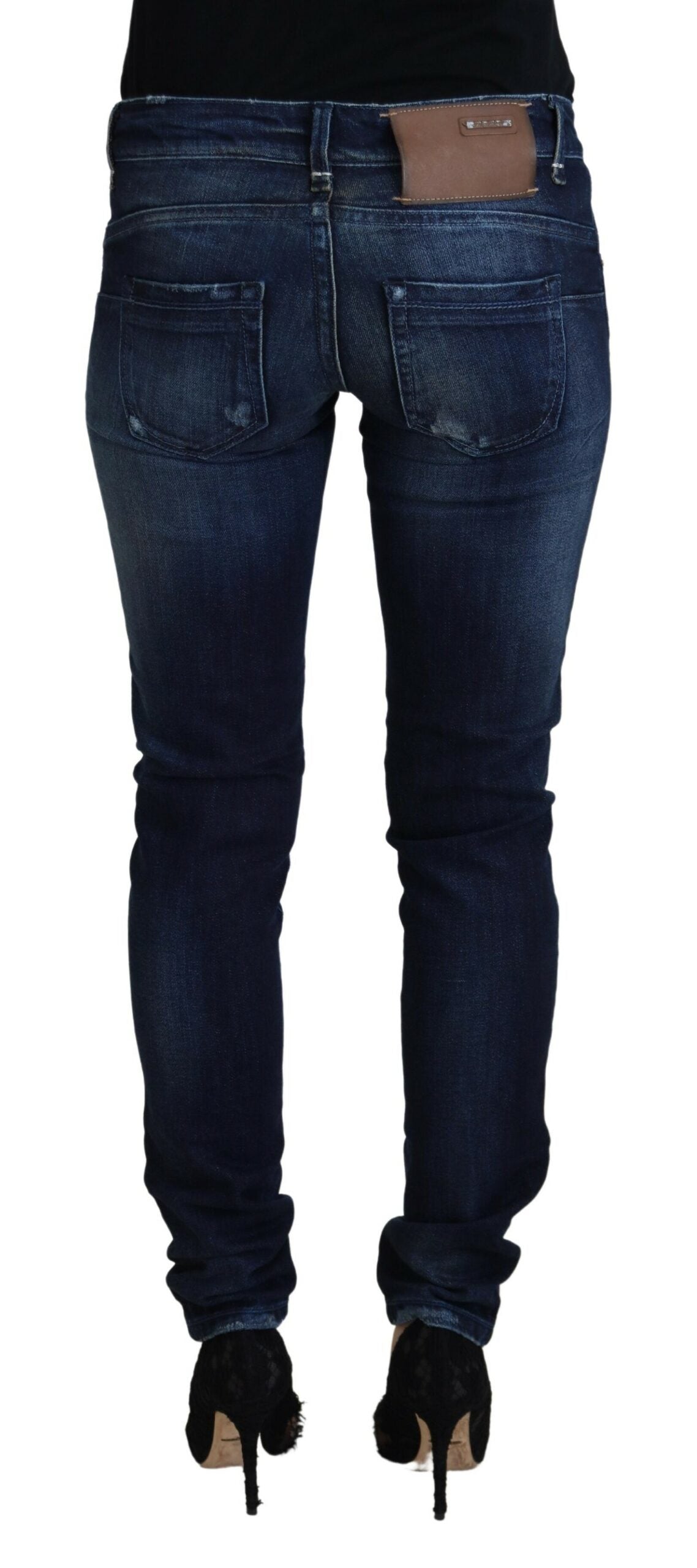 Pantalones vaqueros ajustados y elegantes de cintura baja
