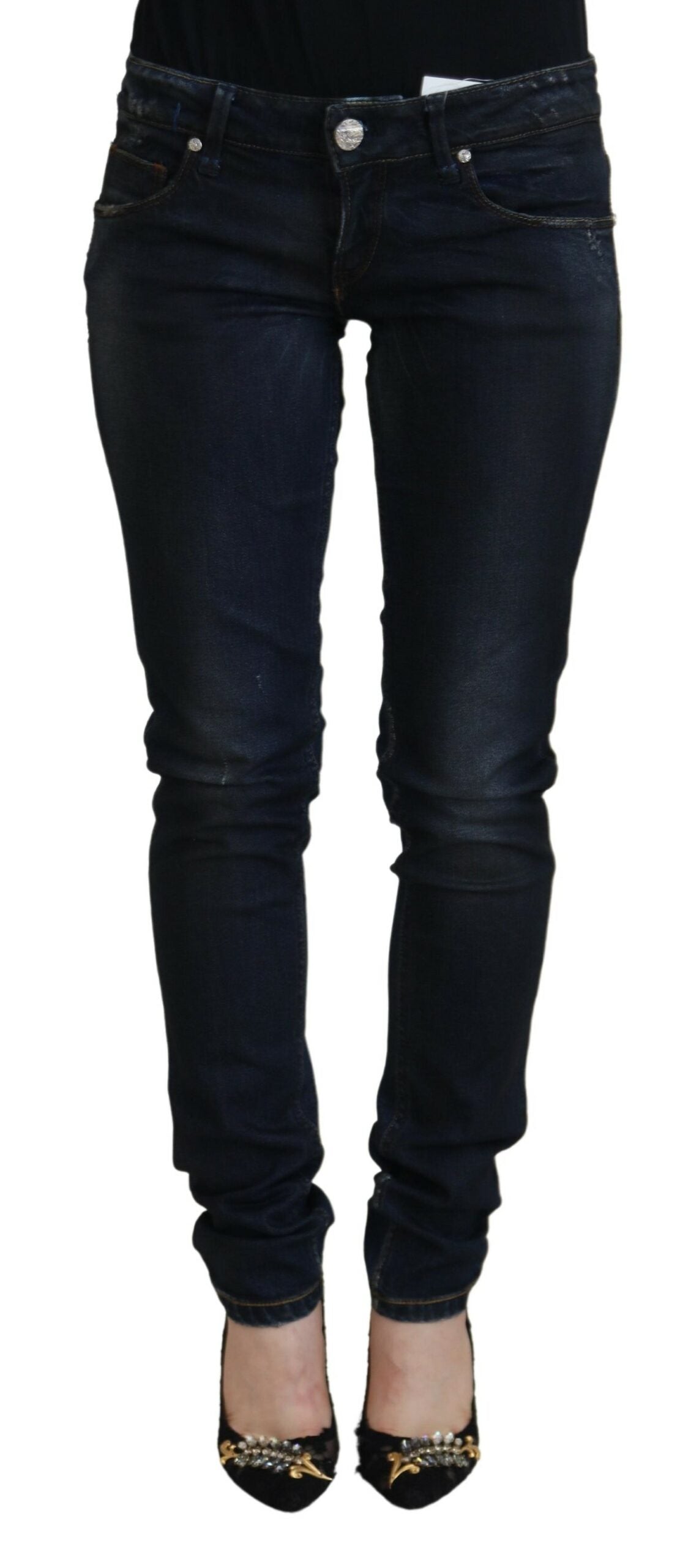 Pantalones vaqueros ajustados y elegantes de cintura baja