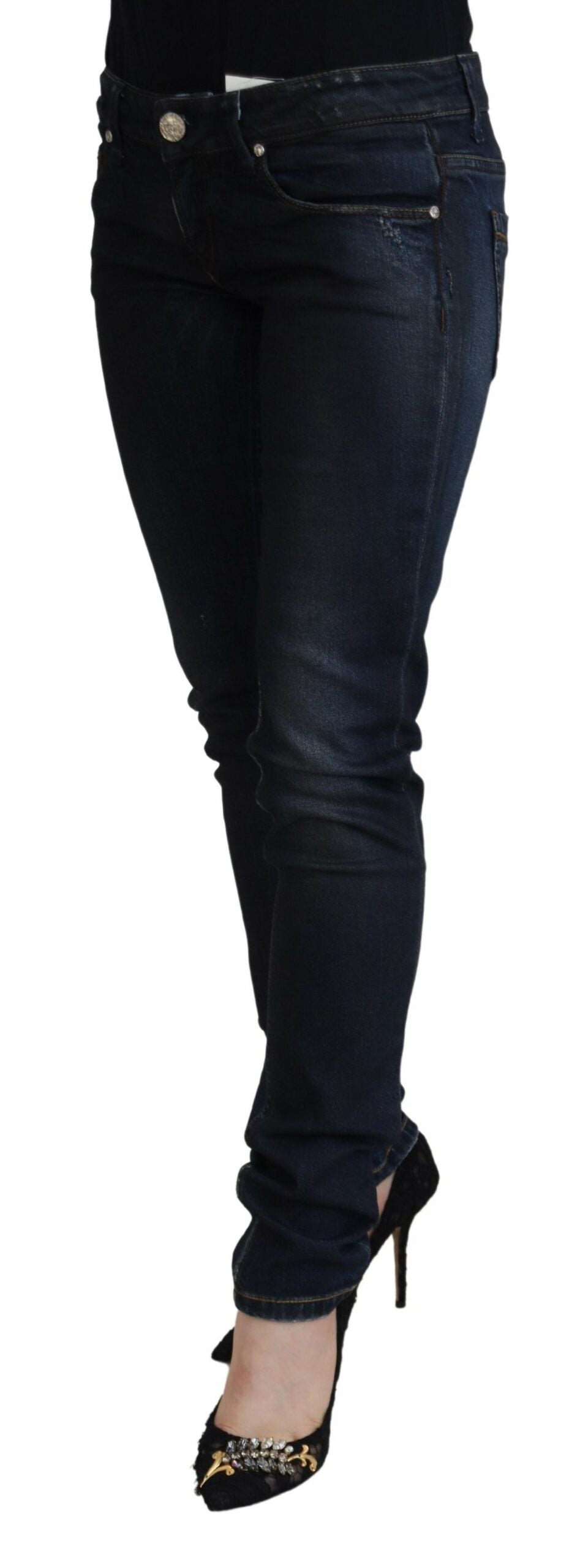 Pantalones vaqueros ajustados y elegantes de cintura baja