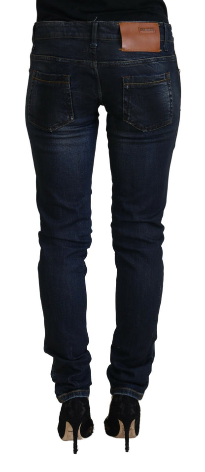 Pantalones vaqueros ajustados y elegantes de cintura baja