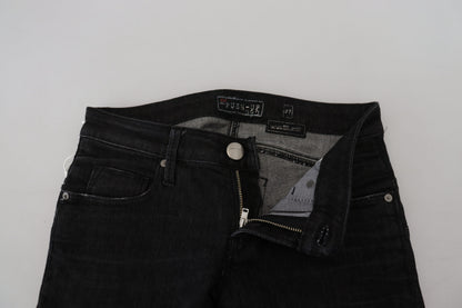 Vaqueros ajustados de diseño con cintura baja y estilo chic