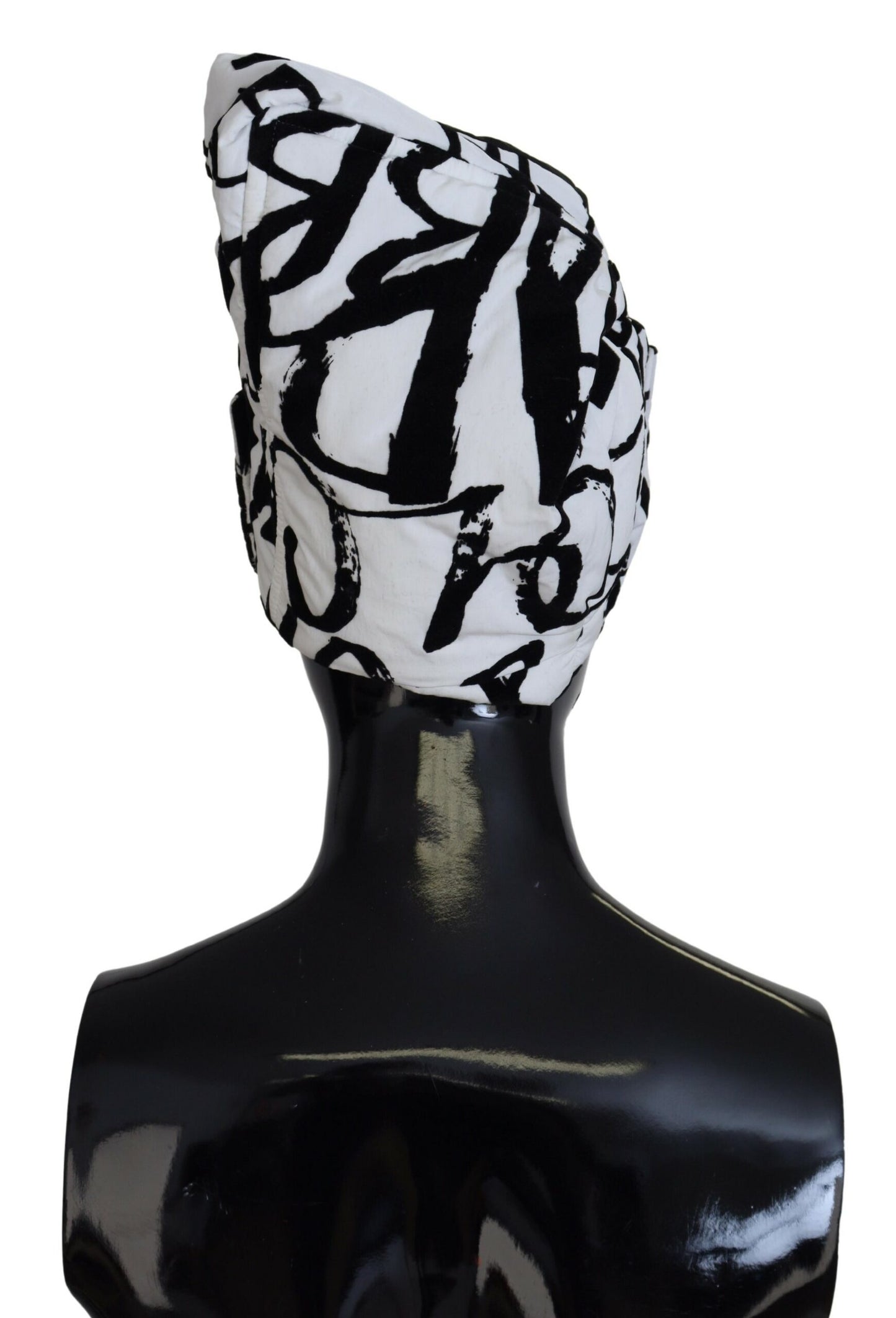 Elegante gorro de punto monocromático