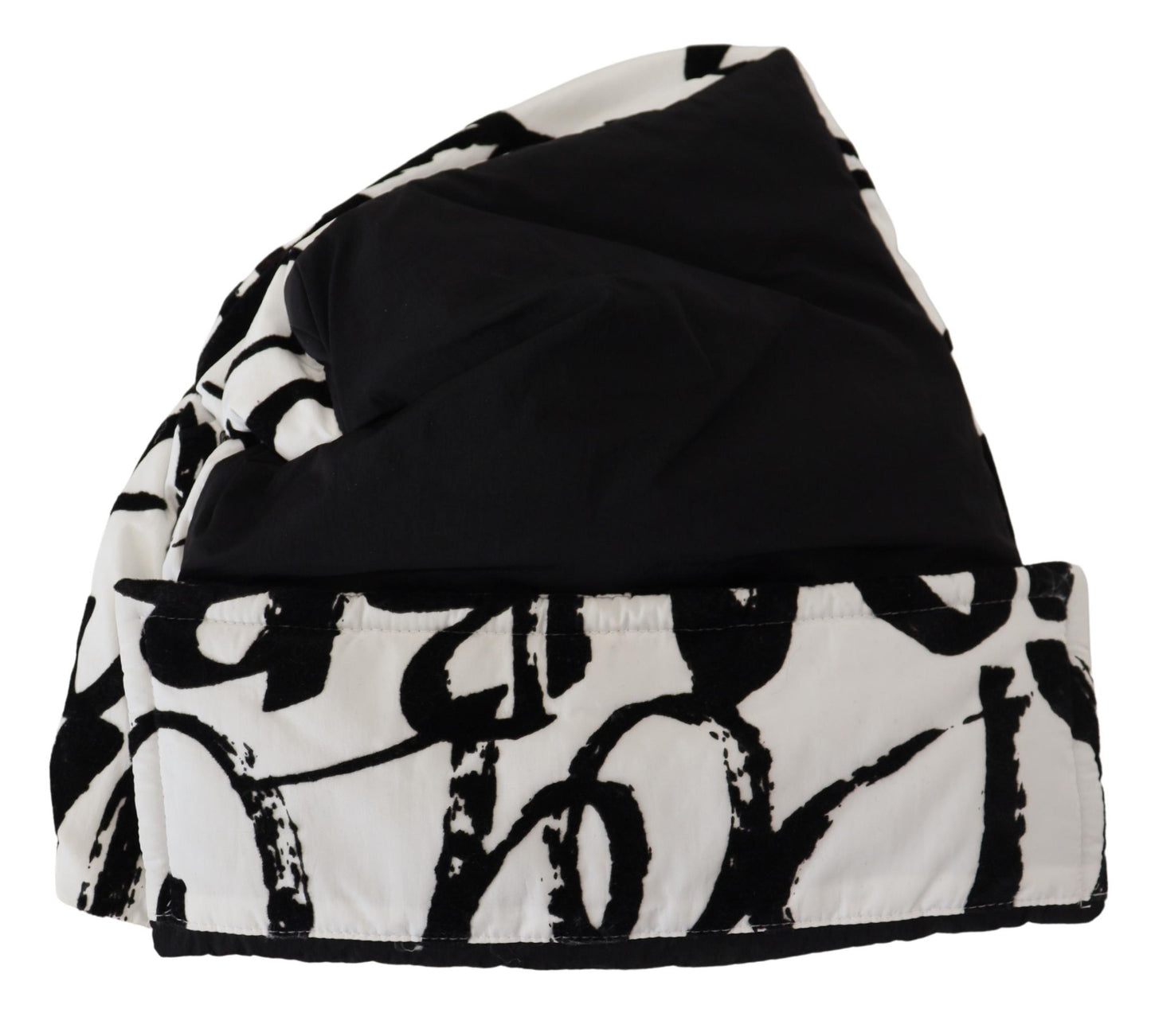 Elegante gorro de punto monocromático